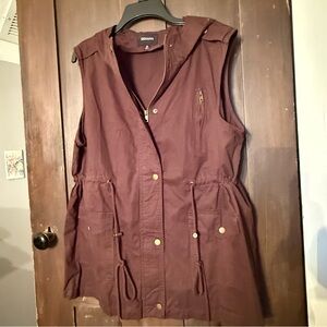 ZENANA Brown Cargo Vest